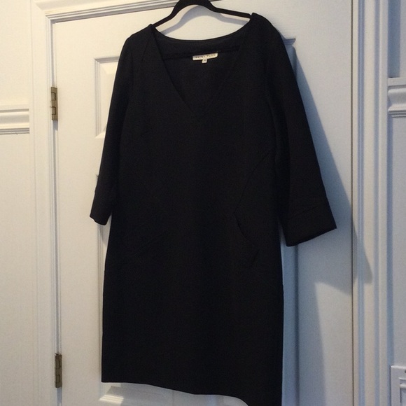 Trina Turk three-quarter length sleeve structured mini dress with pockets - Picture 1 of 6